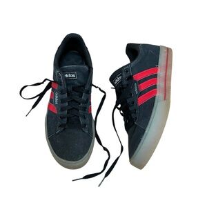 Adidas Boys Black Red Daily 3.0 Translucent Sneakers 6